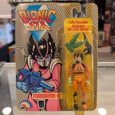 Vintage LJN Bionic Six Madame-O 1986 Action Figure Fully Poseable w/ Accessories