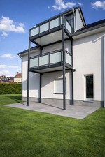 Aluminium Alu Balkon Geländer Anbaubalkon Vorstell Balkon Bausatz