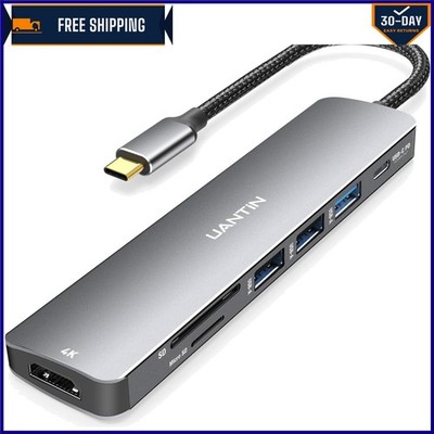 7-in-1 USB C Hub with 4K HDMI, 100W Power Delivery - Enhance Your Connectivity