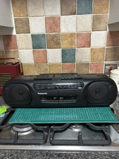 Panasonic RX-FT530 Twin Tape Boom Box Ghetto Blaster pour pièces réparation