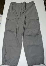 GSTQ men's size L lightweight cargo pants mens Quick Dry