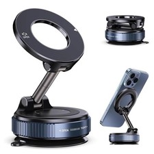 360  Adjustable Magnetic Vacuum Suction Cup Car Phone Holder Mount for MagSafe