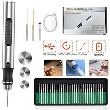 Cordless Multifunctional Electric Engraving Pen with 37 Bits USB Rechargeable