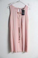 Quiz Womens Vintage y2k Slip Dress with Gold Necklace - Size Small NEW (i14)