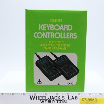 Set of ATARI Keyboard Controllers Atari 2600 CX50 Vintage 1978 NOS