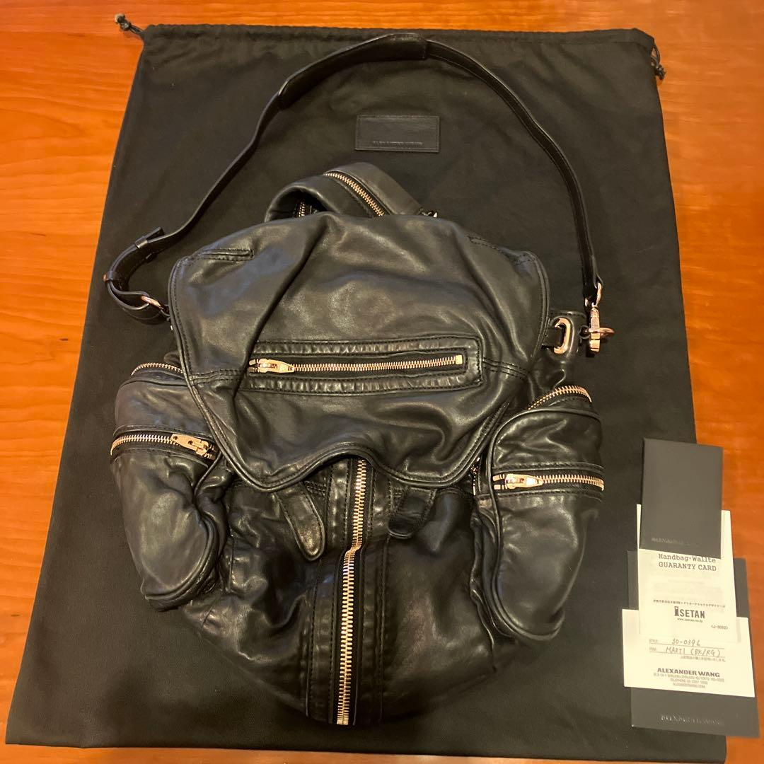 ALEXANDER WANG Lambskin Marti Backpack Bag Shoulder Bag Unisex | eBay