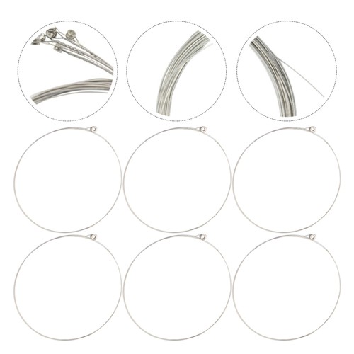 1 Set Electric Guitar String Replacement Assortment Stainless Steel String - Picture 11 of 12