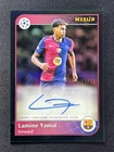 2024-25 Topps Merlin Chrome UEFA Lamine Yamal #AU-YA Black Autographs Auto /10