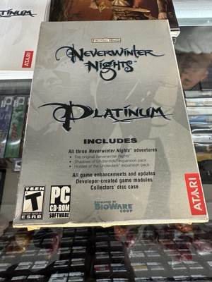 Neverwinter Nights Platinum CIB PC Game.