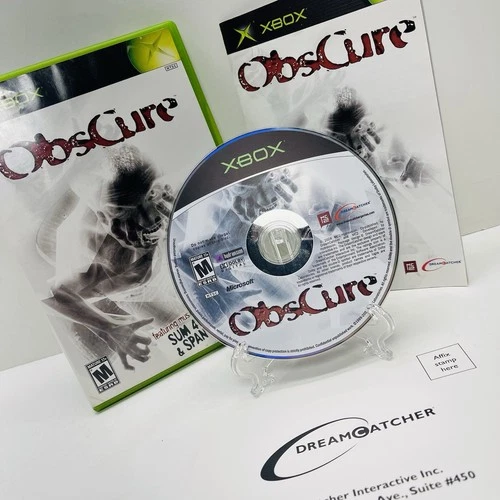 Obscure (Microsoft Xbox, 2005) CIB Complete with Registration - Authentic TESTED