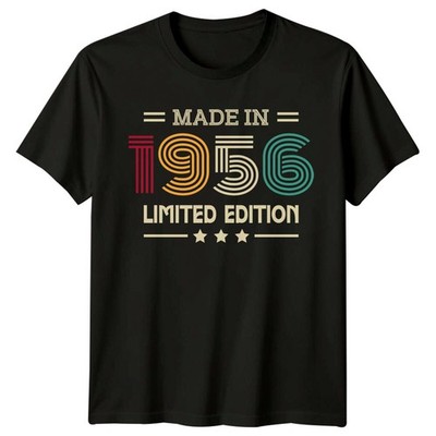 Made In 1956 Herren T-Shirt 69. Geburtstag Geschenk Vintage Sixty Nine Years