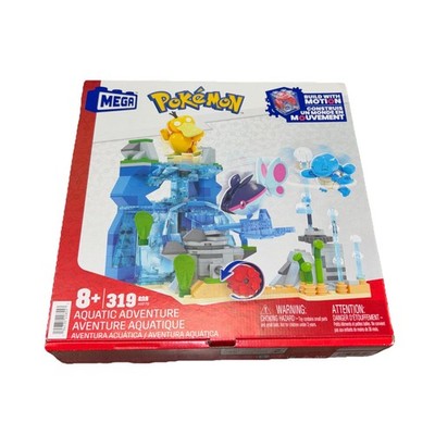 Mega Pokémon Aquatic Adventure Set 319 Pcs 3 Characters Brand New