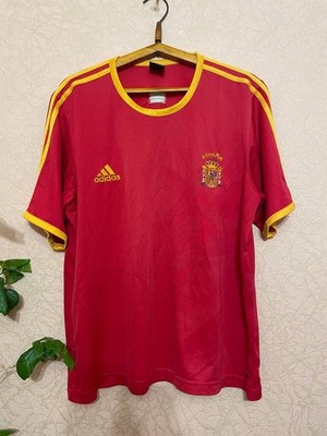 Spain 2003 2004 Training Shirt Soccer Jersey Vintage Old Adidas Mens size XL