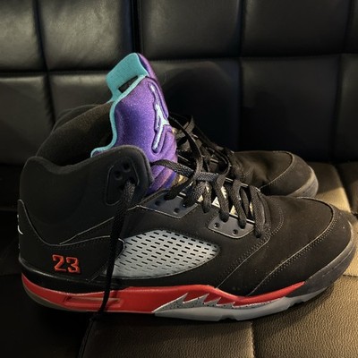 Jordan 5 Retro Top 3 Black/Fire Red-Grape Ice-New Emerald 14 US/48,5 EU/13 UK