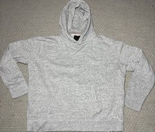 Abercrombie Fitch Fleece Hoodie Gray Large A F