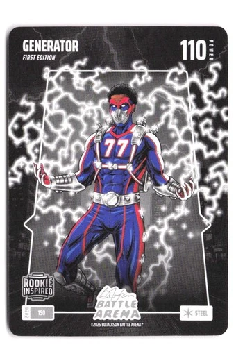 2026 Bo Jackson Battle Arena VJ Edgecombe #150 Generator Steel First Edition RC
