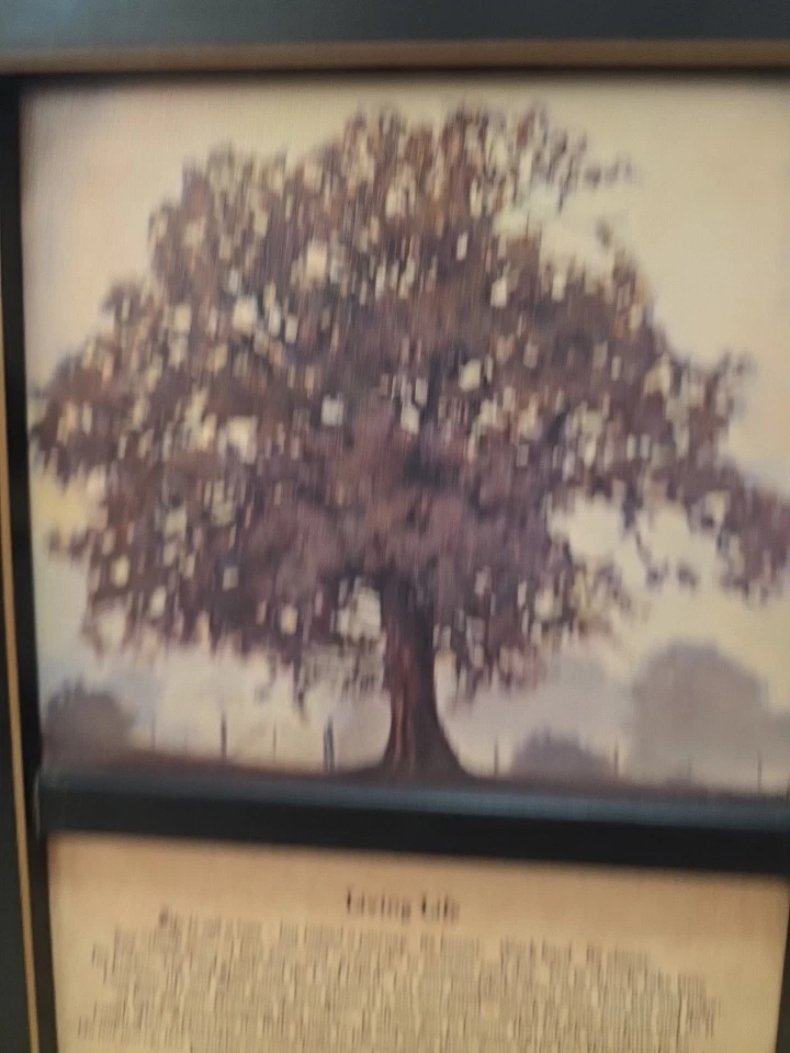14x10 LIVING LIFE IMPRESIÓN COLGANTE DE PARED IMAGEN DEBE LEERSE!! Foto 2 de 4