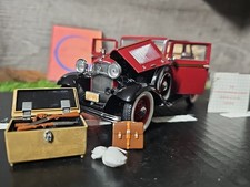 Franklin Mint 1932 Ford Convertible Sedan Bonnie & Clyde Edition 1:24 INCOMPLETE