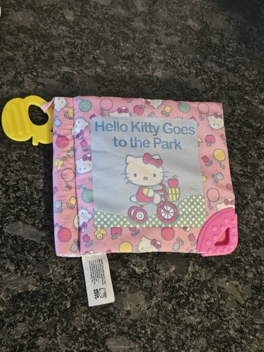 Sanrio Hello Kitty Goes To The Park Cloth Book Baby Plush Teether Mirror 2012