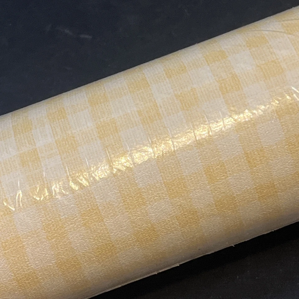 Papel pintado Graham & Brown amarillo blanco 56 pies cuadrados a cuadros cocina a cuadros granja Foto 2 de 4