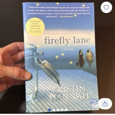 Firefly Lane by Kristin Hannah Paperback Very Good Condition