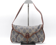 CELINE Paris Macadam Shoulder Bag Hand Bag Sh...