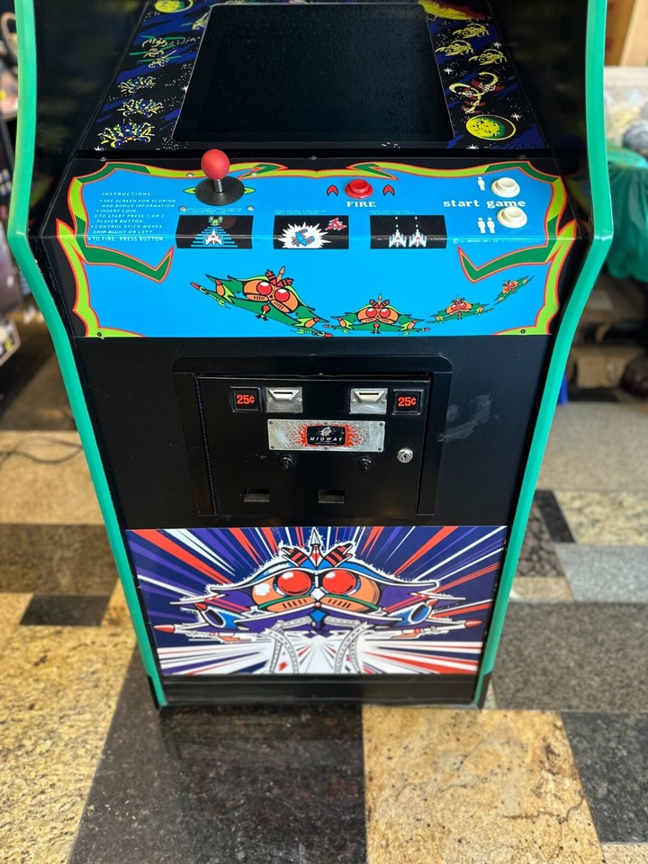 GALAGA ARCADE -Coin Op-Heavy Duty-Commercial Grade-Original Cabinet-LCD ...