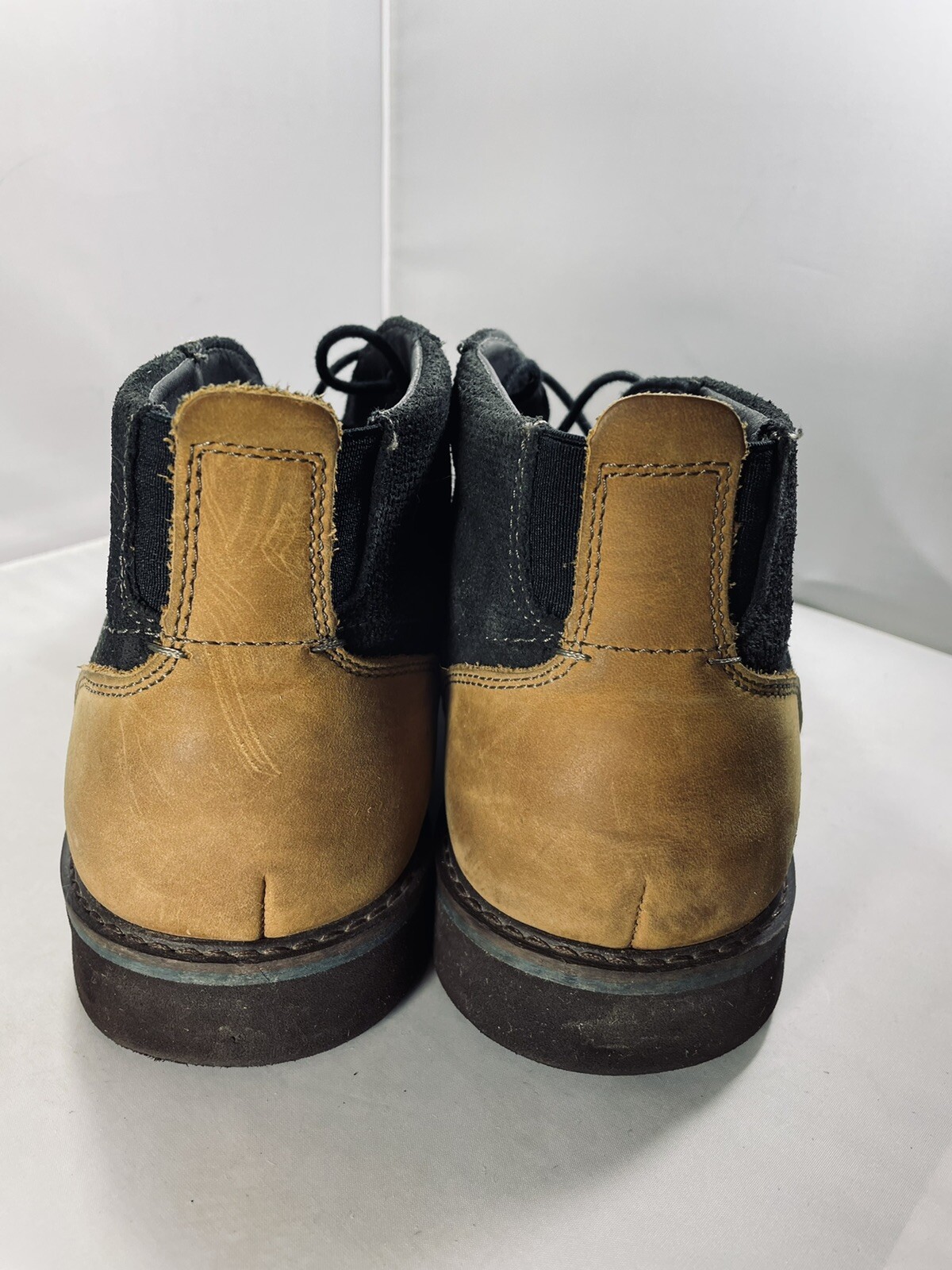 SAOLA Stivali casual Nunn Bush Barklay Chukka in pelle grigia 84793 020 da uomo 11 M suola gel