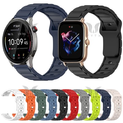 Silikon Sportarmband Für Huami Amazfit GTR 4 3 2 2e GTS 4 3 2 2e Balance Cheetah