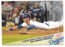 LOS ANGELES DODGERS 2017 TOPPS NOW #484 WITH CODY BELLINGER