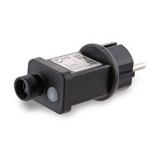 Trafo Stecker mit Timer 31V DC 9W Weihnacht LED Lichterkette Beleuchtung IP44 