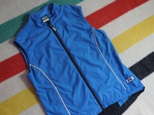 VTG 90s ZOIC Sky Blue Lightweight Road Cycling Biking USA Made Vest M EUC - Picture 2 of 8
