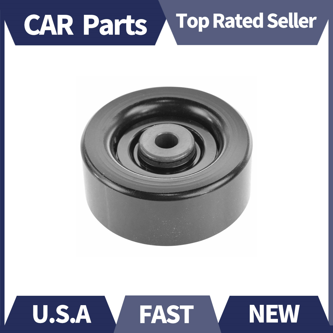 A-Premium Belt Idler Pulley - Compatible With Chevy Silverado HD, GMC Sierra HD, Express & More - View #7