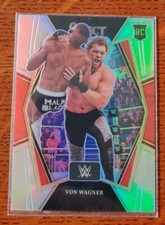2022 Panini Select WWE Silver Prizm #124 Von Wagner Rookie RC Wrestling Card