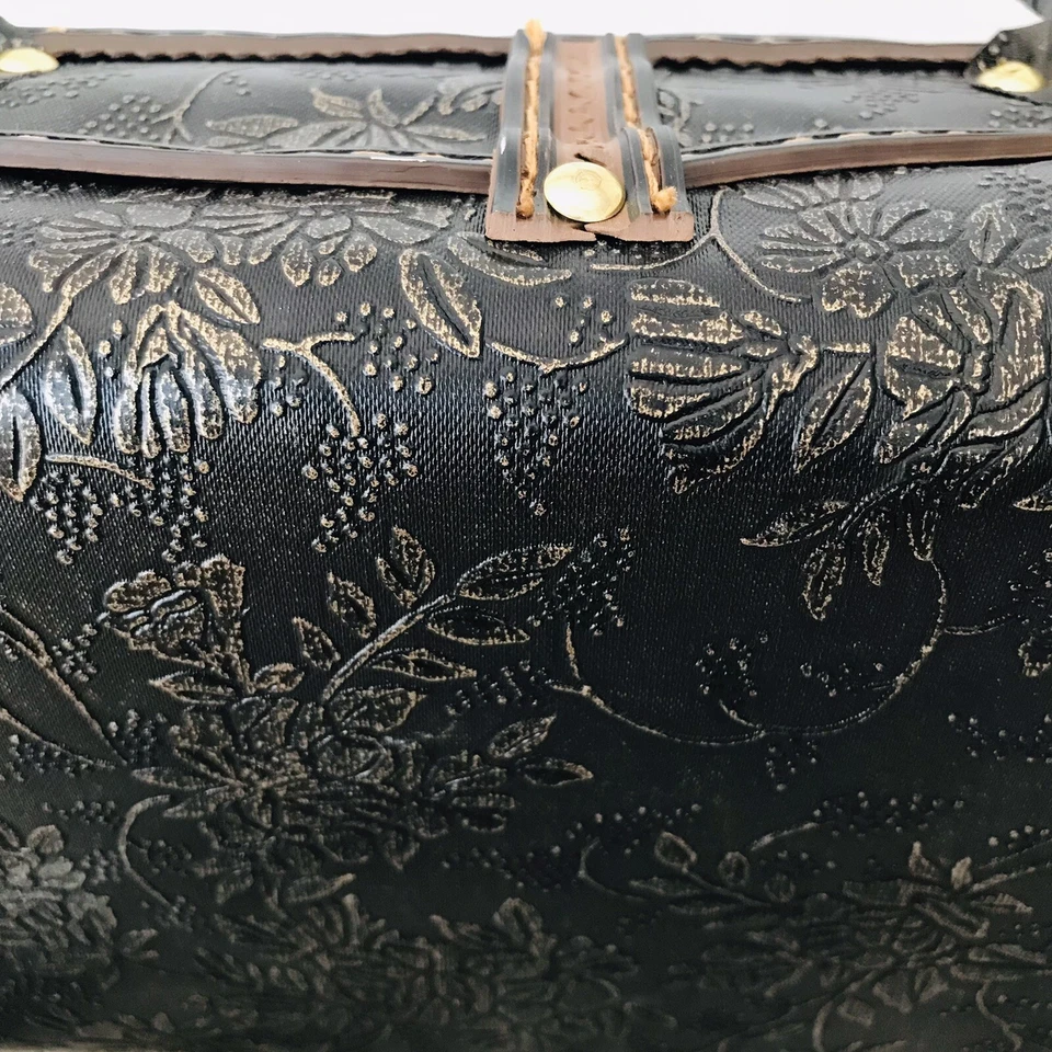 Studded Wood Frame Handbag Purse Plant Flower Seed Basket Planter Home Garden - Image 4 of 4