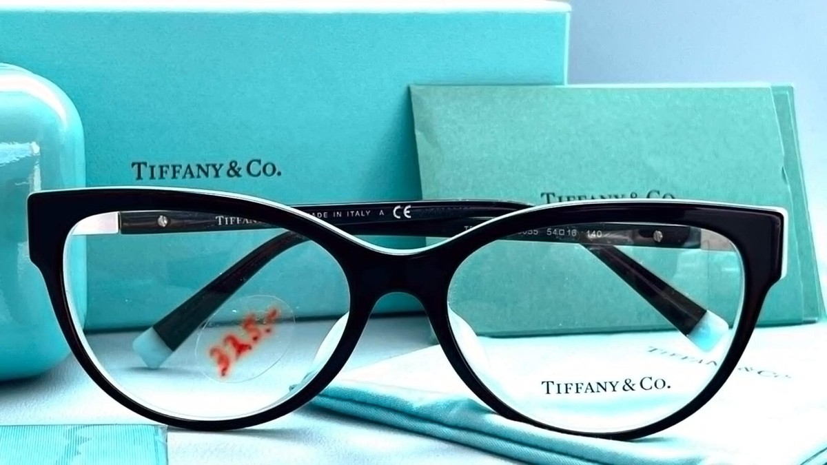 Tiffany & Co Italy TF2193-F 8055 Cat Eye Black Eyeglasses  display picture 1