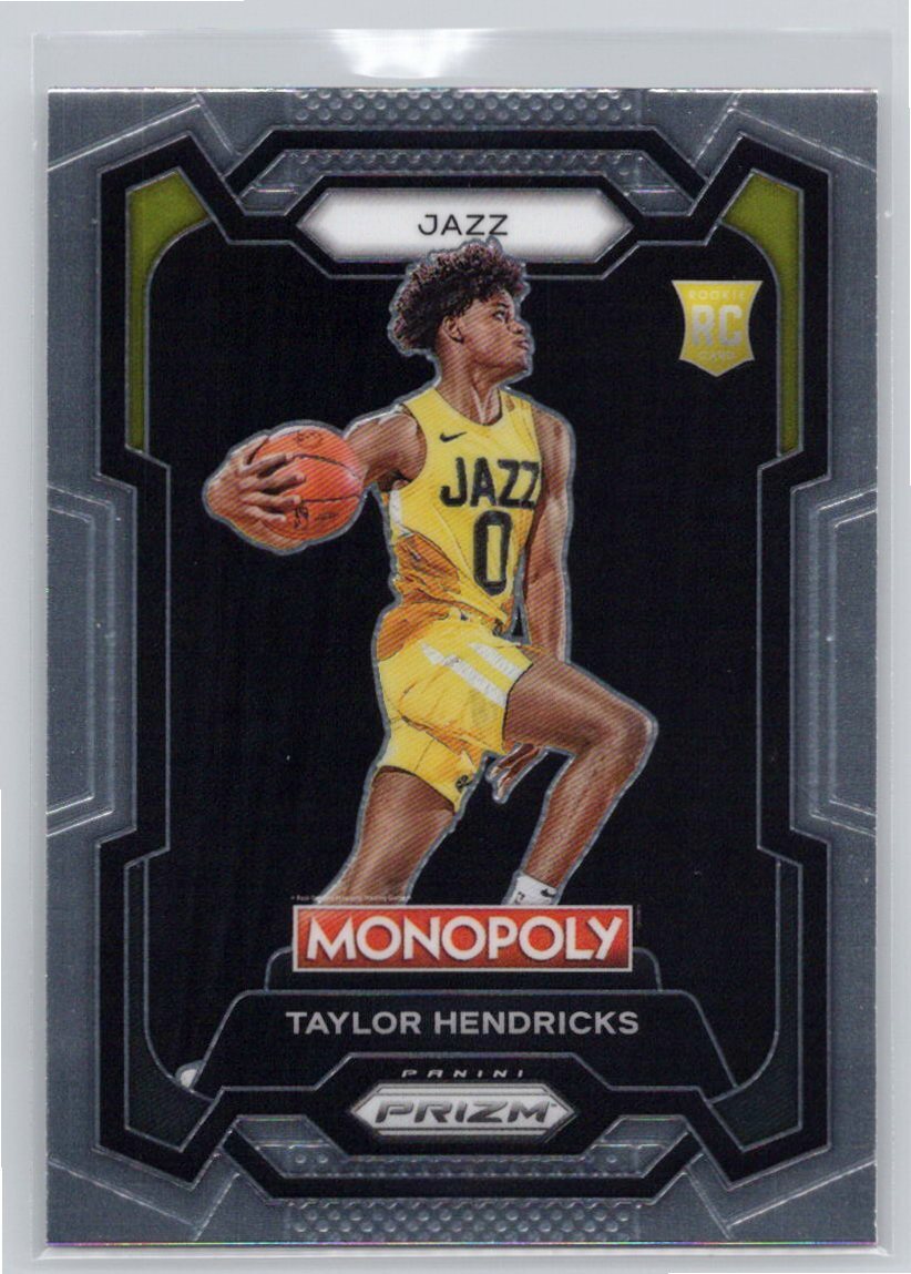 2023-24 Panini Prizm Monopoly #86 Taylor Hendricks Jazz RC