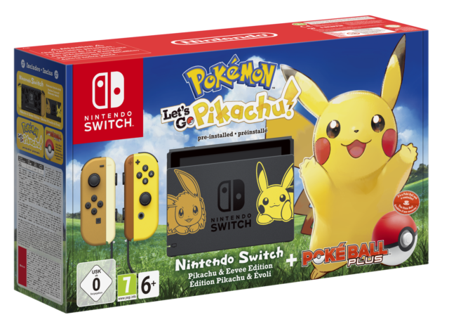 Nintendo Switch Hw Lets Go Pikachu Limited Edition Bun For Sale Online Ebay