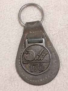 VINTAGE FAIR LANES LEAGUE BOWLING 170 KEY FOB KEY RING KEY CHAIN