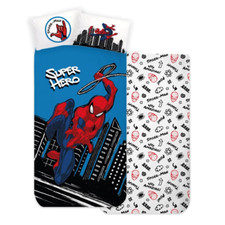 COMPLETO LENZUOLA SPIDERMAN MARVEL SOTTOLENZUOLA LENZUOLA FEDERA LETTO SINGOLO.