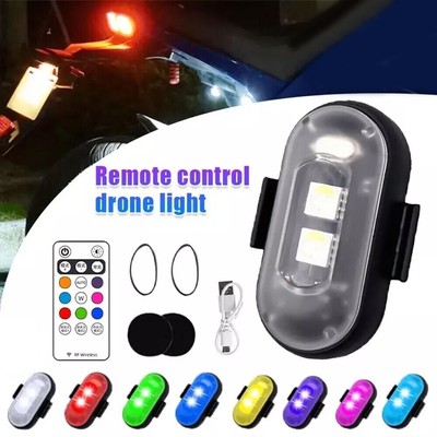 High Brightness Wireless LED Strobe Light,7 Colors Rechargeable Flashing Light -