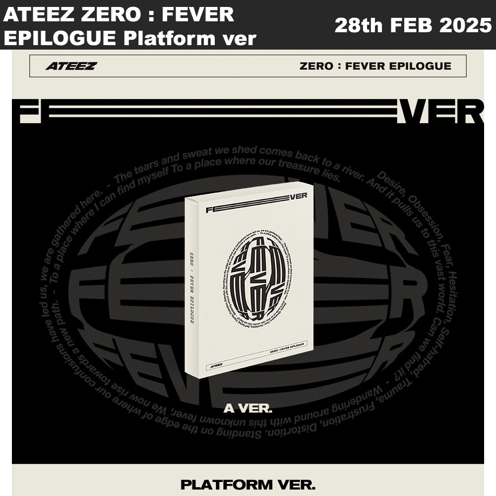 ATEEZ ジョンホ ZERO FEVER EPILOGUE 特典 トレカ ① ATEEZ ZERO : FEVER EPILOGUE Platform ver QR+Photocard+Etc+Tracking