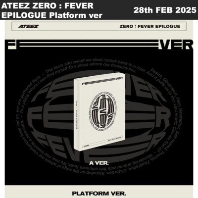 ATEEZ ZERO : FEVER EPILOGUE Platform ver QR+Photocard+Etc+Tracking
