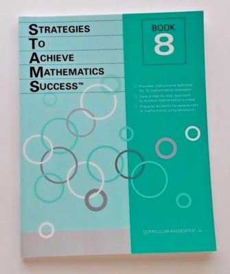 +ANSWERS! The 12 Strategies To Achieve Math Success & Math Skills 8th Grade 8 9