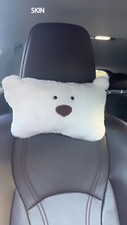Car Seat Headrest Neck Pillow Cushion Cute Cartoon Car Neck Pillow 2 Pcs