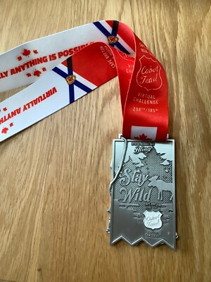 Le Conquérant.événement.Médaille Défi Virtuel.CABOT TRAIL
