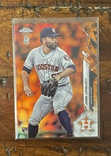 2020 Topps Chrome Ben Baller Edition Orange Refractor /25 Jose Urquidy Rookie RC