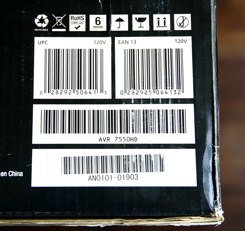 Harman/Kardon AVR-7550HD 7.2 Home Theater AV Receiver • Dolby DTS Logic 7 *CIB* - Image 3 of 4