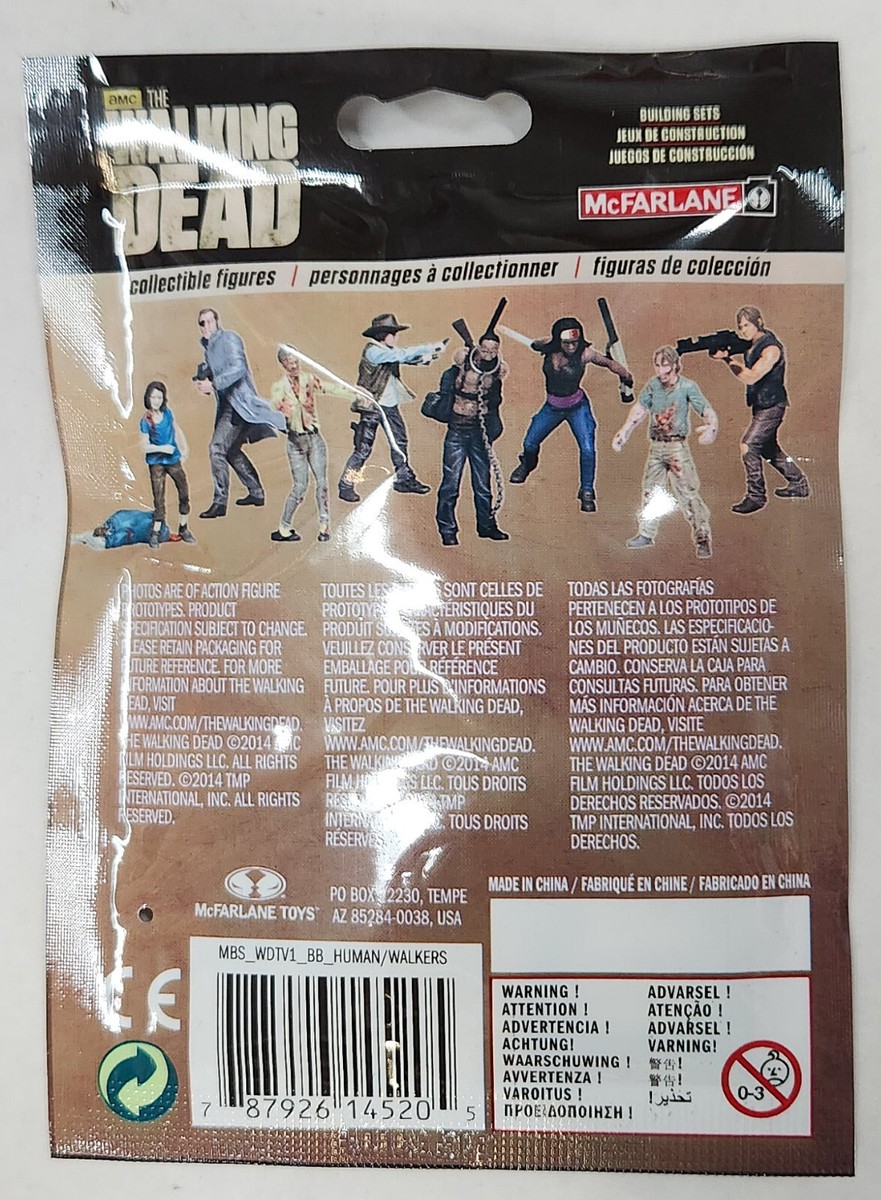 MCFARLANE TOYS THE WALKING DEAD BUILDING SETS BLIND BAG (1 RANDOM
