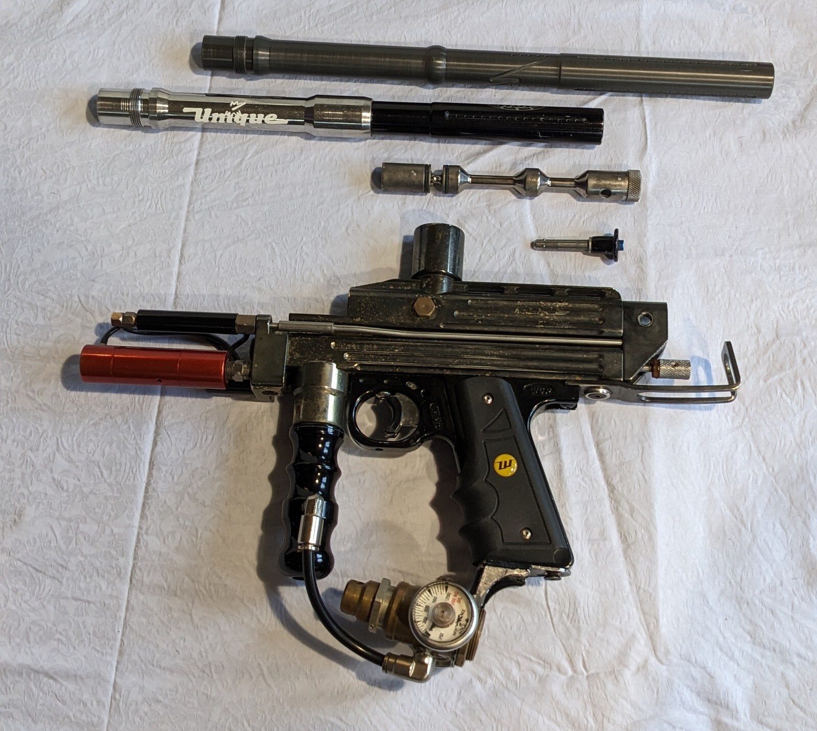 Vintage Pro Paintball Bundle Custom WGP Auto cocker, JT Mask/ Jerseys